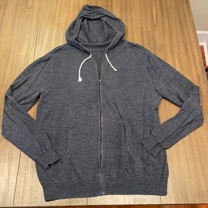 Mens J. Crew Zip Up Hoodie